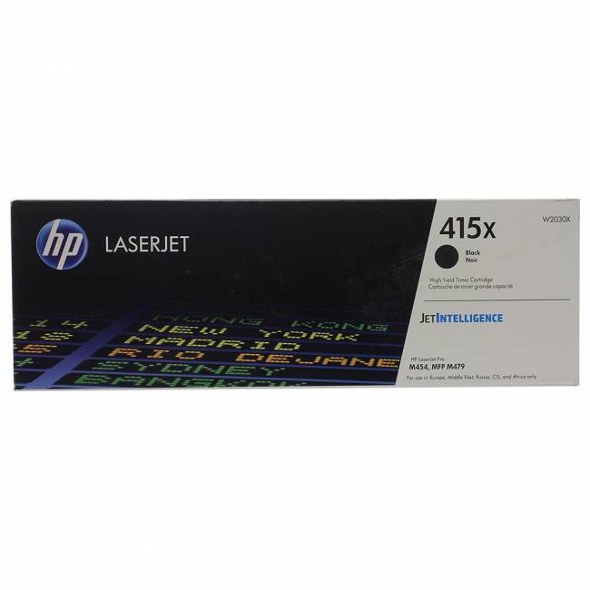 Тонер-картридж 415X для HP LJ M454/MFP M479,7,5К (O) чёрный W2030X — для бизнеса и офиса Тонер-картридж 415X для HP LJ M454/MFP M479,7,5К (O) чёрный W2030X — для бизнеса и офиса