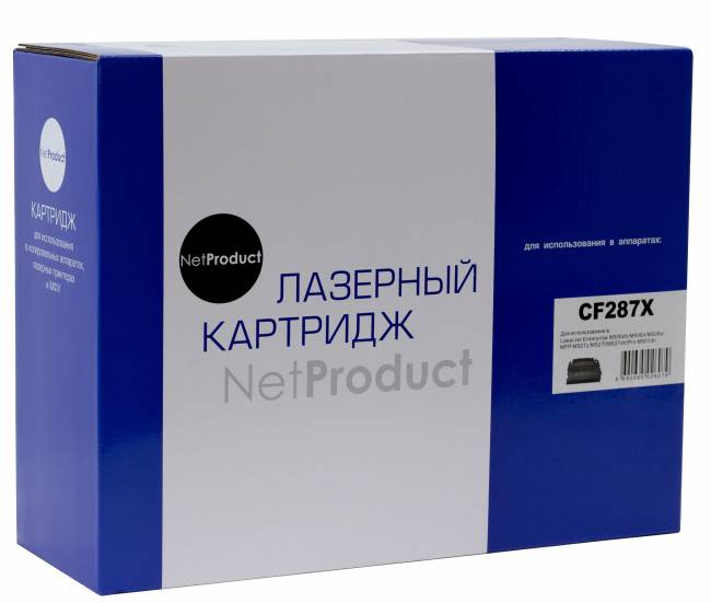 Картридж NetProduct (N-CF287X) для HP LJ M501dn/M506dn/M506x/M527dn/M527f/M527c, 18K — для бизнеса и офиса Картридж NetProduct (N-CF287X) для HP LJ M501dn/M506dn/M506x/M527dn/M527f/M527c, 18K — для бизнеса и офиса