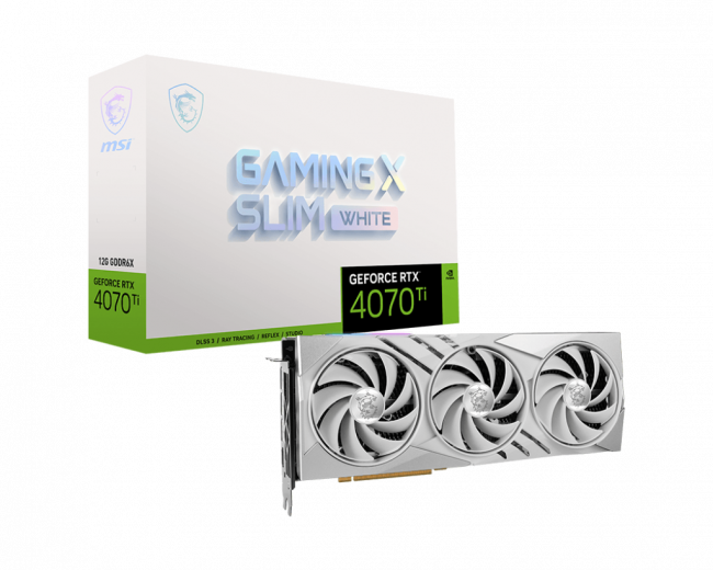 Видеокарта MSI GeForce RTX 4070 Ti GAMING SLIM 12G — для бизнеса и офиса Видеокарта MSI GeForce RTX 4070 Ti GAMING SLIM 12G — для бизнеса и офиса
