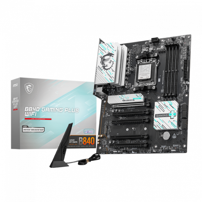 Материнская плата MSI B840 GAMING PLUS WIFI — для бизнеса и офиса