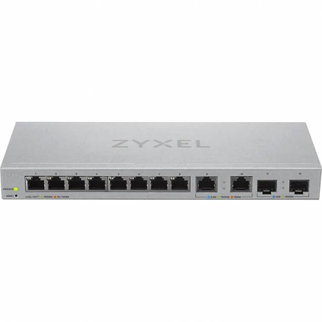 Коммутатор ZyXEL XGS1210-12-ZZ0102F — для бизнеса и офиса Коммутатор ZyXEL XGS1210-12-ZZ0102F — для бизнеса и офиса