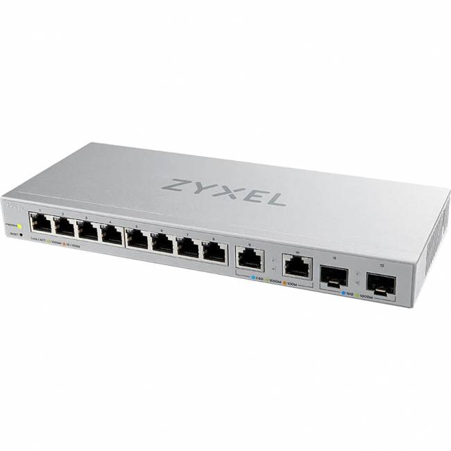 Коммутатор ZyXEL XGS1210-12-ZZ0102F — для бизнеса и офиса Коммутатор ZyXEL XGS1210-12-ZZ0102F — для бизнеса и офиса