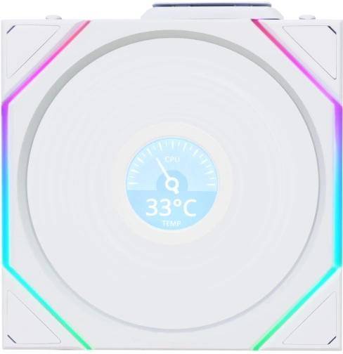 Вентилятор для корпуса Lian-Li G99.12TLLCD1W1W.R0 — для бизнеса и офиса Вентилятор для корпуса Lian-Li G99.12TLLCD1W1W.R0 — для бизнеса и офиса