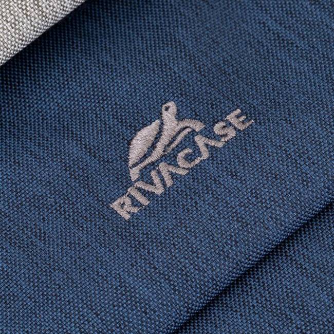 Рюкзак для ноутбука 17.3" Riva 7567 GREY/DARK BLUE — для бизнеса и офиса Рюкзак для ноутбука 17.3" Riva 7567 GREY/DARK BLUE — для бизнеса и офиса