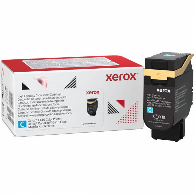 Тонер картридж стандартный, синий Xerox VLC410/415 (7000 страниц) Xerox 006R04765 — для бизнеса и офиса Тонер картридж стандартный, синий Xerox VLC410/415 (7000 страниц) Xerox 006R04765 — для бизнеса и офиса