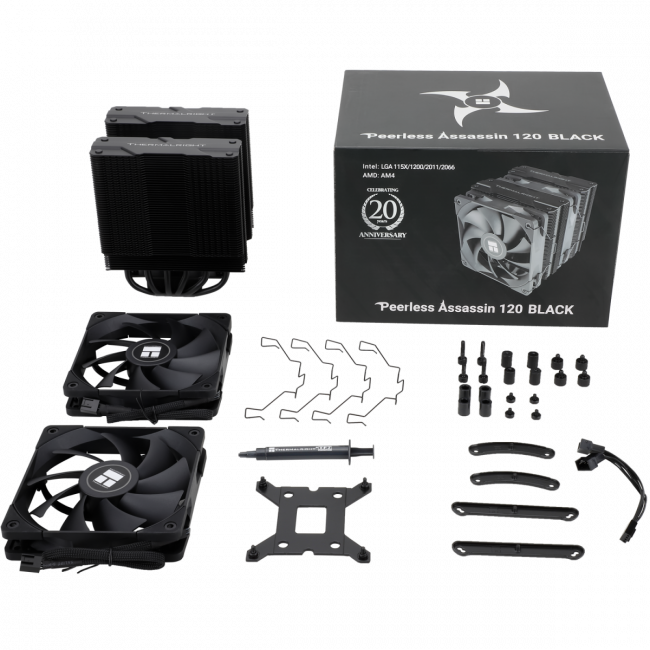 Кулер для процессора Thermalright PA120-BL — для бизнеса и офиса Кулер для процессора Thermalright PA120-BL — для бизнеса и офиса