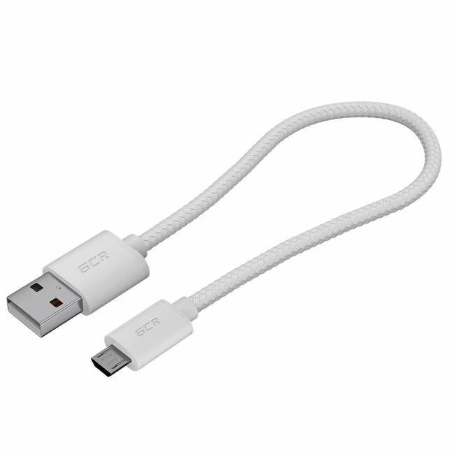 GCR Кабель 0.5m MicroUSB, быстрая зарядка, белый нейлон, GCR-54081 Кабель Greenconnect 0.5 м (GCR-54081) — для бизнеса и офиса GCR Кабель 0.5m MicroUSB, быстрая зарядка, белый нейлон, GCR-54081 Кабель Greenconnect 0.5 м (GCR-54081) — для бизнеса и офиса