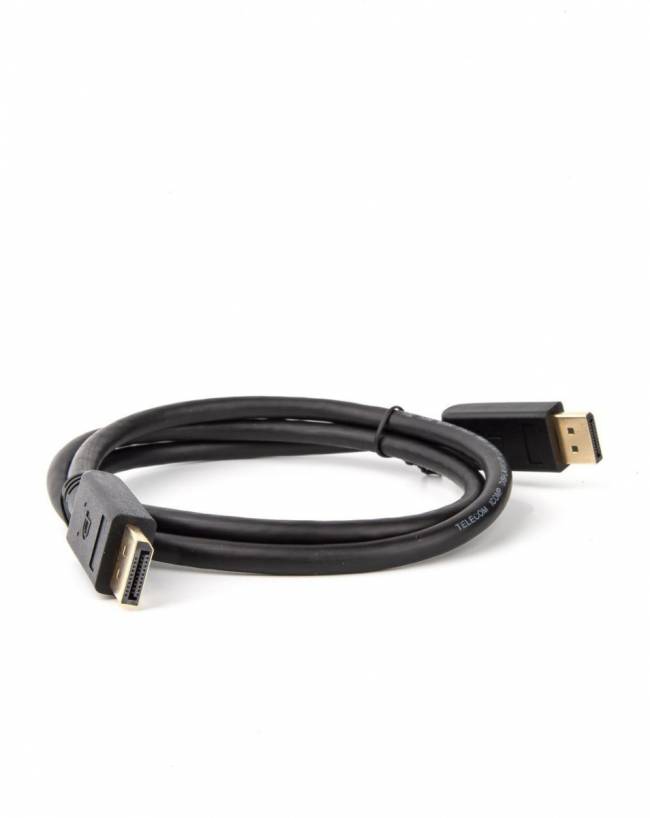 Кабель соединительный DP-DP 1.2V 4K@60Hz  1м, Telecom Pro <CG720-1M> Telecom DisplayPort (m)- DisplayPort (m) 1м — для бизнеса и офиса