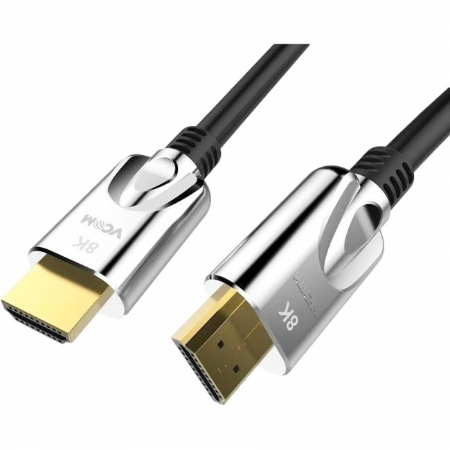 Кабель HDMI 19M/M,ver. 2.1, 8K@60 Hz 2m VCOM <CG862-2M> Кабель VCOM HDMI (m)/HDMI (m) - 2 м (CG862-2M) — для бизнеса и офиса Кабель HDMI 19M/M,ver. 2.1, 8K@60 Hz 2m VCOM <CG862-2M> Кабель VCOM HDMI (m)/HDMI (m) - 2 м (CG862-2M) — для бизнеса и офиса
