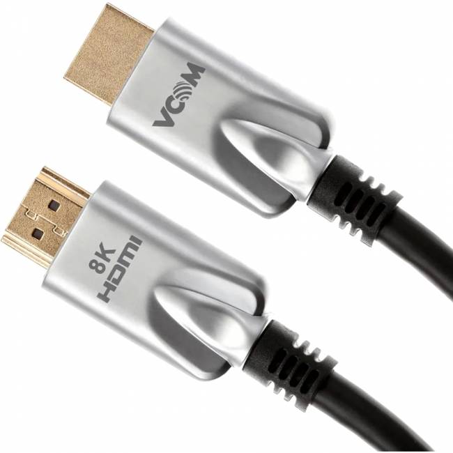 Кабель HDMI 19M/M,ver. 2.1, 8K@60 Hz 2m VCOM <CG862-2M> Кабель VCOM HDMI (m)/HDMI (m) - 2 м (CG862-2M) — для бизнеса и офиса Кабель HDMI 19M/M,ver. 2.1, 8K@60 Hz 2m VCOM <CG862-2M> Кабель VCOM HDMI (m)/HDMI (m) - 2 м (CG862-2M) — для бизнеса и офиса