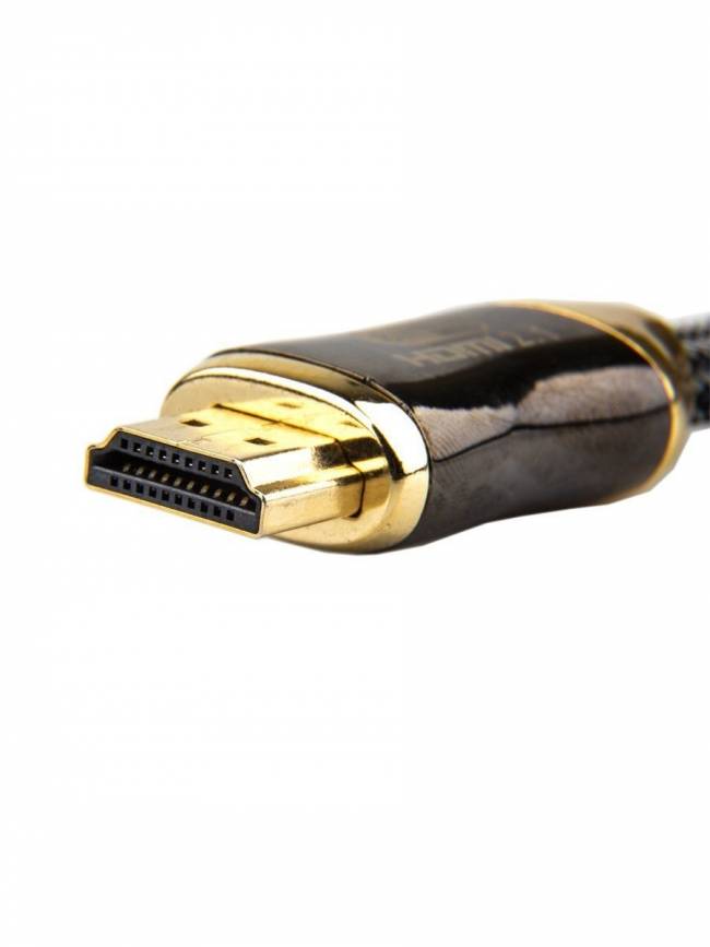 Кабель HDMI 19M/M,ver. 2.1, 8K@60 Hz 2m метал разъемы, нейлоновая оплетка Telecom <TCG300-2M> VCOM HDMI (m) - HDMI (m) 2м — для бизнеса и офиса