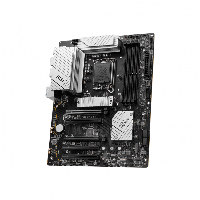 Материнская плата MSI PRO B760-P II — для бизнеса и офиса Материнская плата MSI PRO B760-P II — для бизнеса и офиса