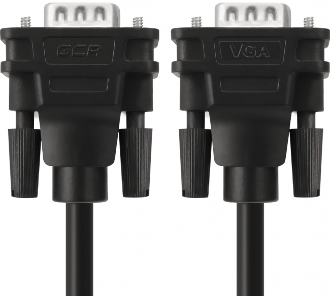 Greenconnect Кабель SVGA 0.5м чёрный, OD6.0mm. 15M / 15M GCR-VM2VM1-0.5m, 28/28 AWG, двойной экран Greenconnect VGA (m) - VGA (m) 0.5м — для бизнеса и офиса Greenconnect Кабель SVGA 0.5м чёрный, OD6.0mm. 15M / 15M GCR-VM2VM1-0.5m, 28/28 AWG, двойной экран Greenconnect VGA (m) - VGA (m) 0.5м — для бизнеса и офиса