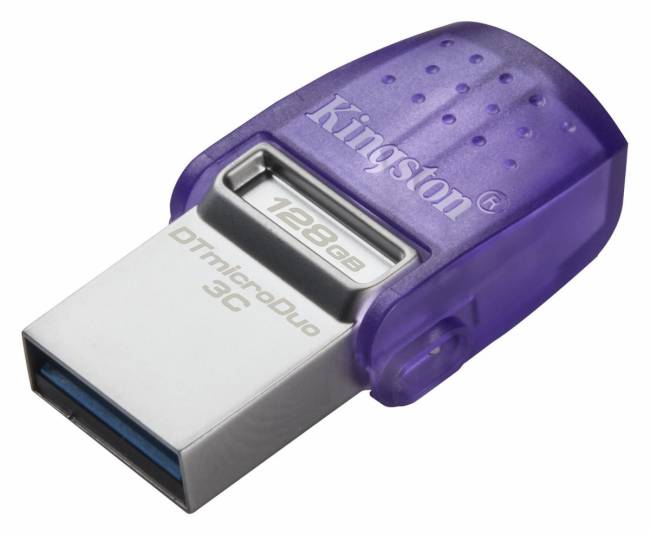 Флэш USB Kingston 128GB DataTraveler microDuo 3C 200MB/s dual USB-A + USB-C Kingston DTDUO3CG3/128GB — для бизнеса и офиса Флэш USB Kingston 128GB DataTraveler microDuo 3C 200MB/s dual USB-A + USB-C Kingston DTDUO3CG3/128GB — для бизнеса и офиса