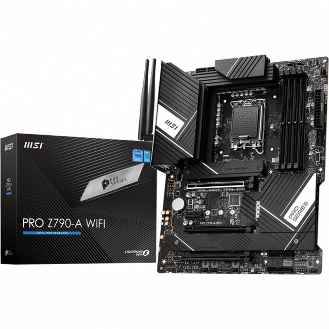 Материнская плата MSI PRO Z790-A WIFI — для бизнеса и офиса Материнская плата MSI PRO Z790-A WIFI — для бизнеса и офиса