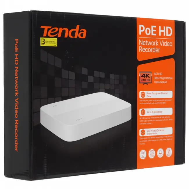 Сетевой видеорегистратор Tenda N6P-8H — для бизнеса и офиса Сетевой видеорегистратор Tenda N6P-8H — для бизнеса и офиса