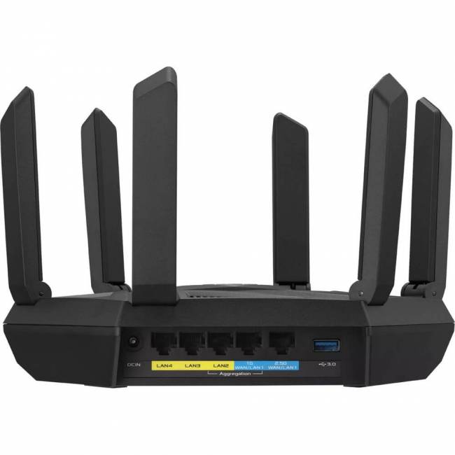 Маршрутизатор RT-AXE7800 ASUS 90IG07B0-MU9B00 — для бизнеса и офиса Маршрутизатор RT-AXE7800 ASUS 90IG07B0-MU9B00 — для бизнеса и офиса