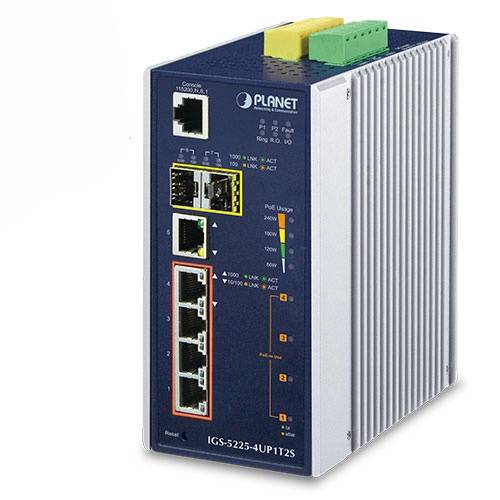 коммутатор Коммутатор PLANET IGS-5225-4UP1T2S — для бизнеса и офиса коммутатор Коммутатор PLANET IGS-5225-4UP1T2S — для бизнеса и офиса