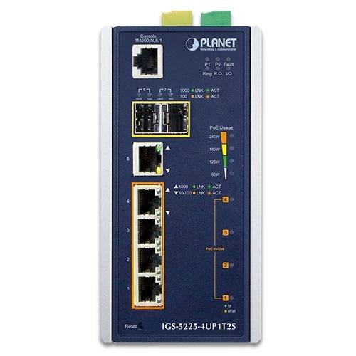 коммутатор Коммутатор PLANET IGS-5225-4UP1T2S — для бизнеса и офиса коммутатор Коммутатор PLANET IGS-5225-4UP1T2S — для бизнеса и офиса