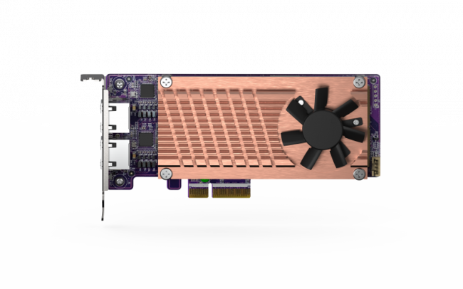 Плата расширения QNAP QM2-2P2G2T — для бизнеса и офиса Плата расширения QNAP QM2-2P2G2T — для бизнеса и офиса