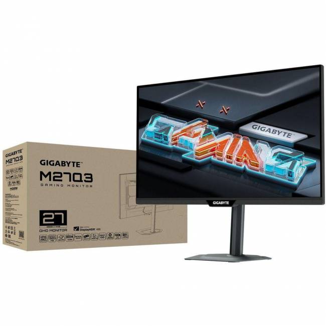 Монитор 26.5" Gigabyte M27Q3 EK — для бизнеса и офиса Монитор 26.5" Gigabyte M27Q3 EK — для бизнеса и офиса