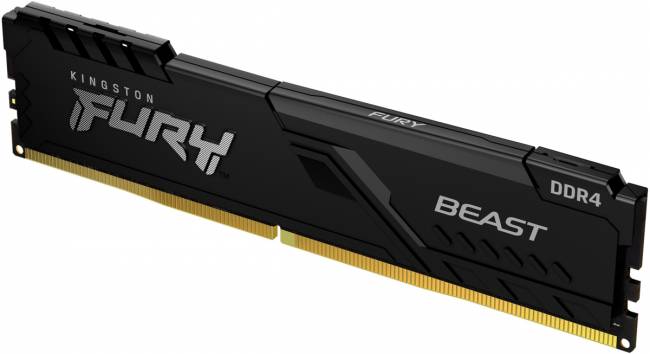 Память оперативная Kingston FURY Beast KF432C16BB/4 — для бизнеса и офиса Память оперативная Kingston FURY Beast KF432C16BB/4 — для бизнеса и офиса