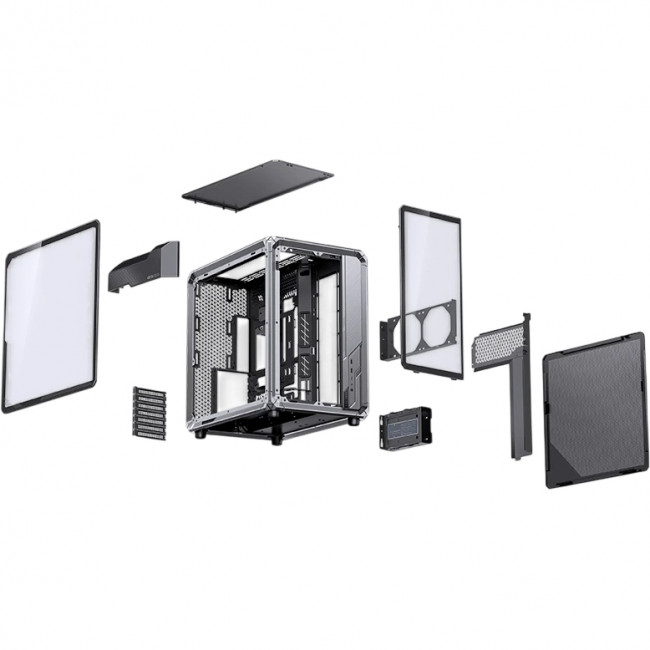 Корпус без блока питания JONSBO X400 Pro Grey — для бизнеса и офиса