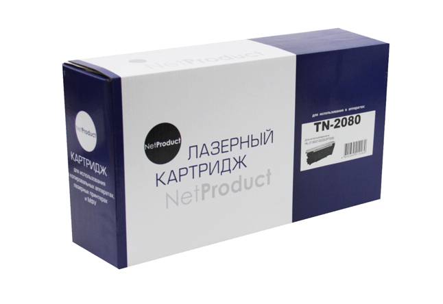 Тонер-картридж NetProduct (N-TN-2080) для Brother HL-2130/DCP-7055, 0,7K — для бизнеса и офиса Тонер-картридж NetProduct (N-TN-2080) для Brother HL-2130/DCP-7055, 0,7K — для бизнеса и офиса