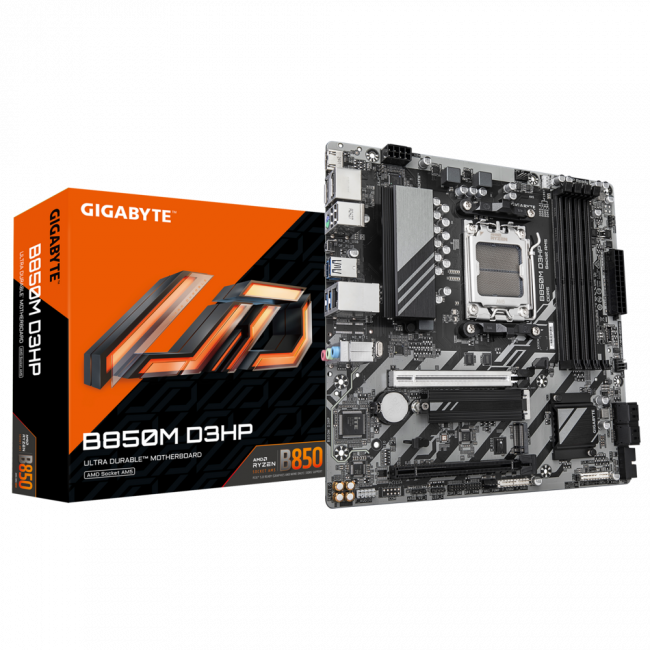 Материнская плата GIGABYTE B850M D3HP — для бизнеса и офиса