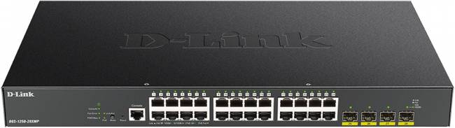 Коммутатор D-Link DGS-1250-28XMP/A1A — для бизнеса и офиса Коммутатор D-Link DGS-1250-28XMP/A1A — для бизнеса и офиса