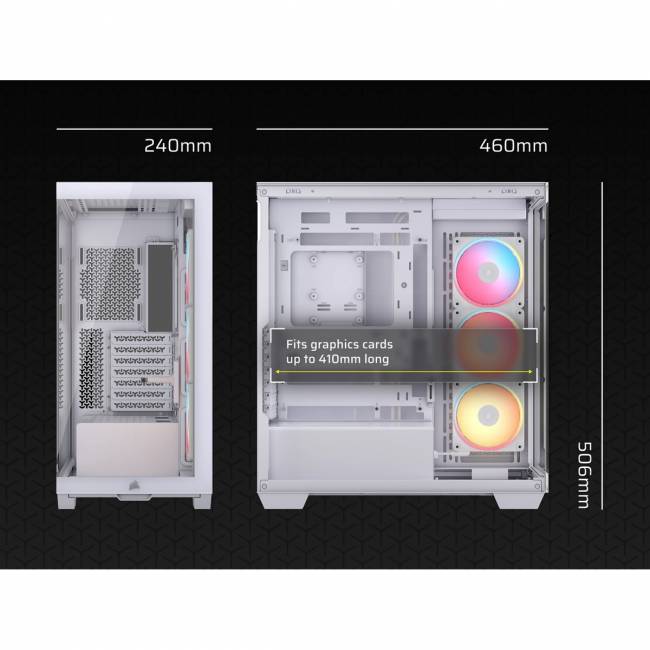 Корпус без блока питания Corsair CC-9011325-WW — для бизнеса и офиса Корпус без блока питания Corsair CC-9011325-WW — для бизнеса и офиса