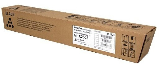 MP C2503 Тонер-картридж черный Ricoh MP C2503 Black Savin Lanier Original Print Cartridge (841925) — для бизнеса и офиса