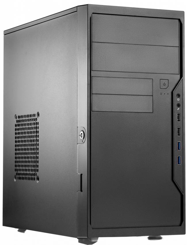 Корпус с блоком питания 450Вт. Foxline FL-733R-FZ450R-U32-NRP — для бизнеса и офиса Корпус с блоком питания 450Вт. Foxline FL-733R-FZ450R-U32-NRP — для бизнеса и офиса