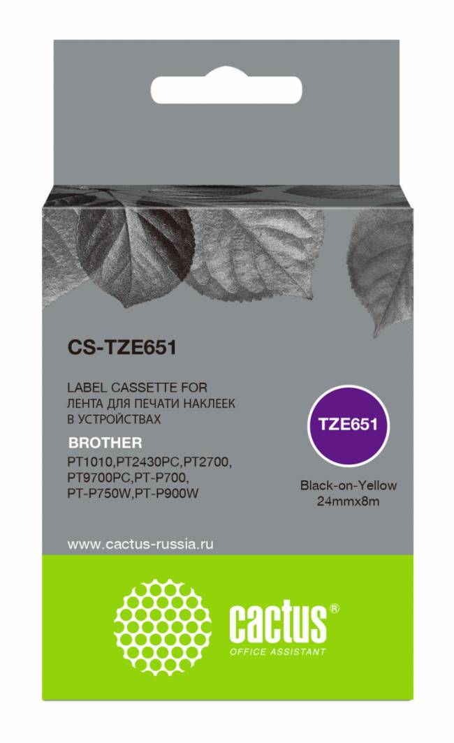 - Cactus CS-TZE651 — для бизнеса и офиса - Cactus CS-TZE651 — для бизнеса и офиса