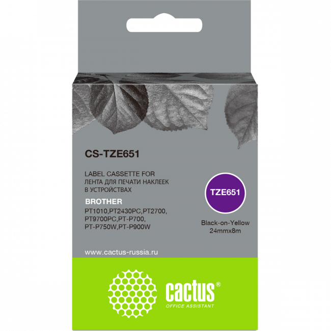 - Cactus CS-TZE651 — для бизнеса и офиса - Cactus CS-TZE651 — для бизнеса и офиса
