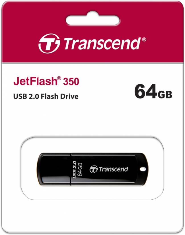 Флеш-накопитель Transcend JetFlash 350 — для бизнеса и офиса Флеш-накопитель Transcend JetFlash 350 — для бизнеса и офиса