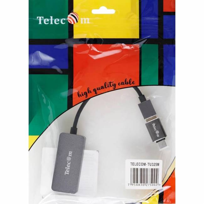 Кабель-переходник USB 3.0-->RJ-45 2.5G Ethernet, and TypeC адаптер 0.15м Telecom <TU325M> Кабель-переходник Telecom USB 3.0/RJ45 (TU325M) — для бизнеса и офиса Кабель-переходник USB 3.0-->RJ-45 2.5G Ethernet, and TypeC адаптер 0.15м Telecom <TU325M> Кабель-переходник Telecom USB 3.0/RJ45 (TU325M) — для бизнеса и офиса