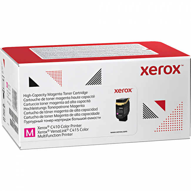 Тонер картридж большой емкости, красный Xerox VLC410/415 (7000 страниц) Xerox 006R04766 — для бизнеса и офиса Тонер картридж большой емкости, красный Xerox VLC410/415 (7000 страниц) Xerox 006R04766 — для бизнеса и офиса