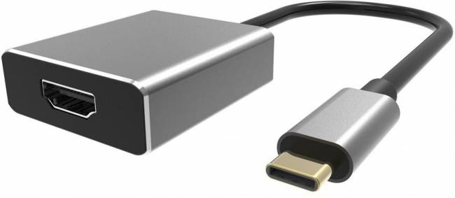 Aдаптер USB 3.1 Type-Cm -->HDMI A(f) 4K@60Hz, Aluminum Shell, VCOM<CU423T> VCOM USB 3.2 Type-C (m) - HDMI (f) — для бизнеса и офиса