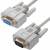 Greenconnect Удлинитель 0-модемный COM RS-232 5 m GCR-DB903-5m 9M AM / 9F AF, пакет Кабель Greenconnect COM RS-232 9M/RS-232 9F (GCR-DB903-5m) — для бизнеса и офиса