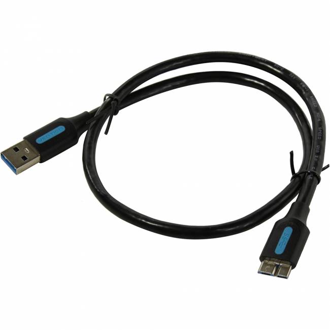 Кабель Vention USB 3.0 AM/micro B - 0,5м. Кабель Vention USB 3.0 AM/Micro-B - 0.5 м (COPBD) — для бизнеса и офиса