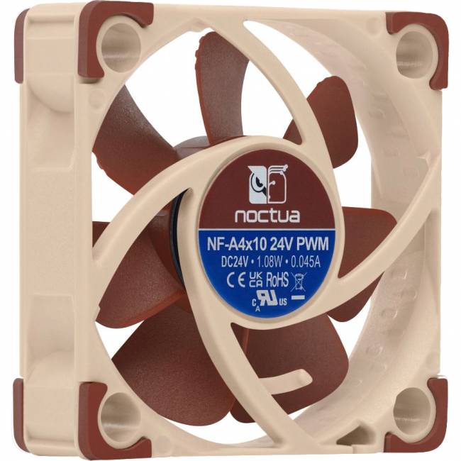 Кулер для корпуса Noctua NF-A4x10 24V PWM — для бизнеса и офиса Кулер для корпуса Noctua NF-A4x10 24V PWM — для бизнеса и офиса