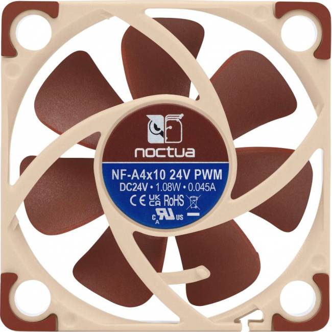 Кулер для корпуса Noctua NF-A4x10 24V PWM — для бизнеса и офиса Кулер для корпуса Noctua NF-A4x10 24V PWM — для бизнеса и офиса