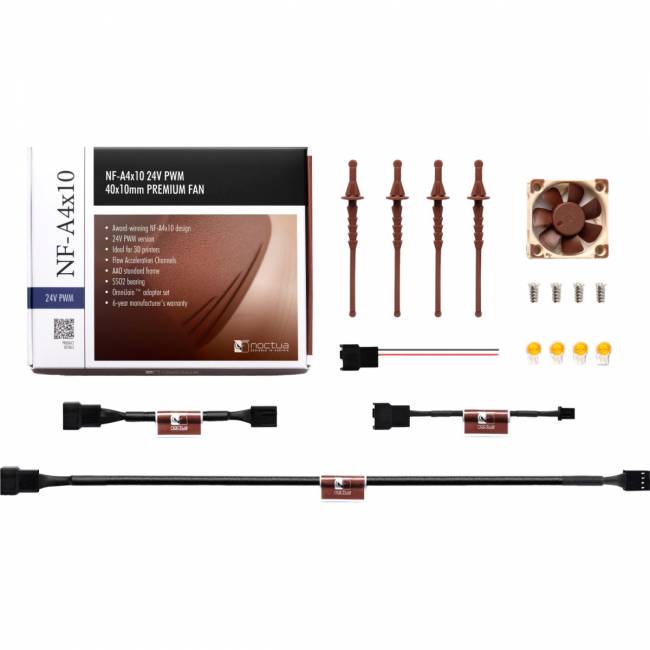 Кулер для корпуса Noctua NF-A4x10 24V PWM — для бизнеса и офиса Кулер для корпуса Noctua NF-A4x10 24V PWM — для бизнеса и офиса