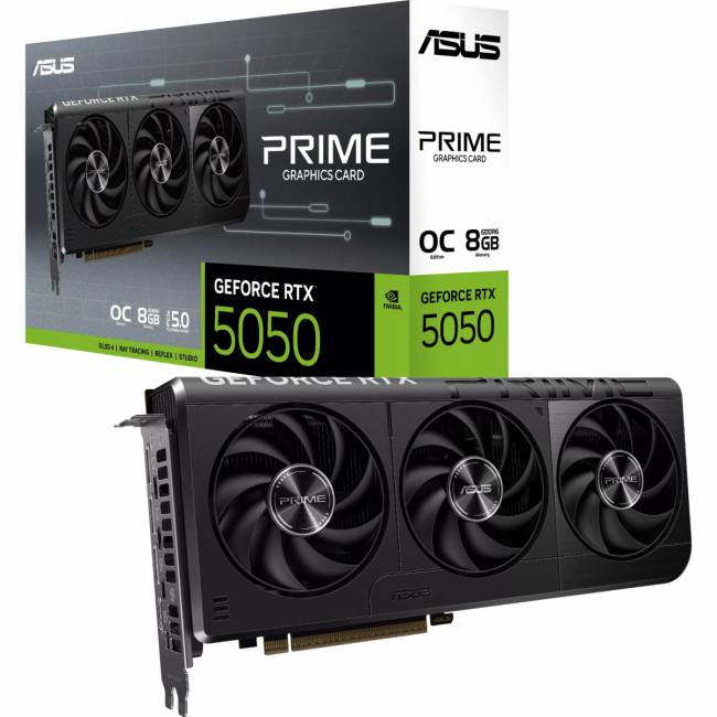 Видеокарта ASUS PRIME-RTX5050-O8G (90YV0N70-M0NA00) — для бизнеса и офиса Видеокарта ASUS PRIME-RTX5050-O8G (90YV0N70-M0NA00) — для бизнеса и офиса