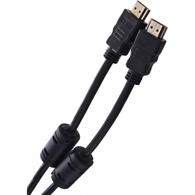 Кабель Telecom HDMI 19M/M+2 фильтра 1.4V W/Ethernet/3D <CG511D-7.5M> VCOM CG511D-7.5M — для бизнеса и офиса
