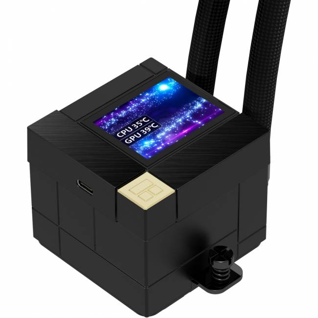 Система жидкостного охлаждения Thermalright Core Matrix 240 Vision Black — для бизнеса и офиса Система жидкостного охлаждения Thermalright Core Matrix 240 Vision Black — для бизнеса и офиса
