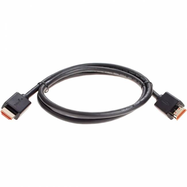 Кабель HDMI-19M --- HDMI-19M ver 2.0+3D/Ethernet ,1m Telecom <TCG215-1M> Telecom TCG215-1M — для бизнеса и офиса
