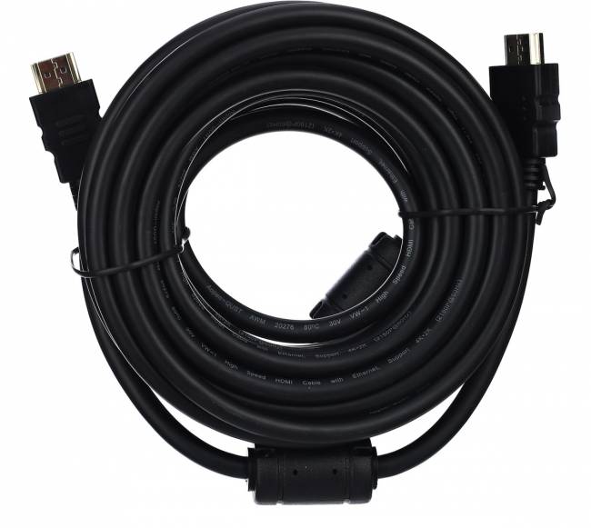 Кабель HDMI 19M/M ver. 2.0, 2 фильтра, с усилителем , 20m VCOM <CG525D-R-20.0> VCOM HDMI (m) - HDMI (m) 20м — для бизнеса и офиса