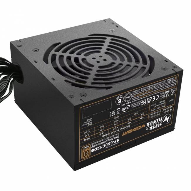 Блок питания 650Вт Super Flower Combat DB 650W (SF-650C12DB) — для бизнеса и офиса Блок питания 650Вт Super Flower Combat DB 650W (SF-650C12DB) — для бизнеса и офиса